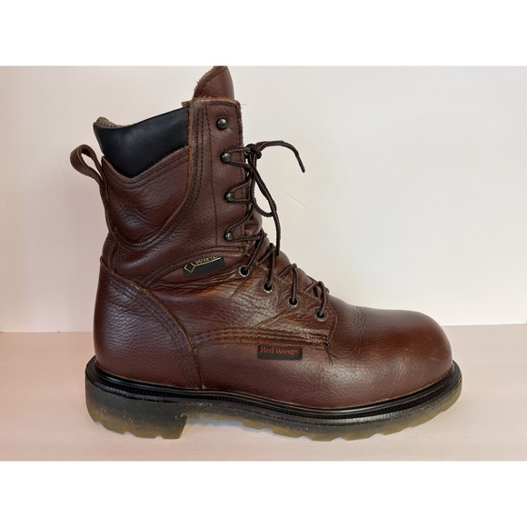 Red Wing Boots Supersole 2.0 Men's Size 9 Insulated 8" Safety Toe Brown 2412 - Picture 1 of 16